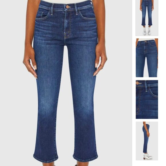 MOTHER The Insider Ankle Jeans Mind Games Sz 27 - Picture 1 of 12